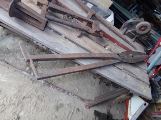 Antique Large Steel Snips