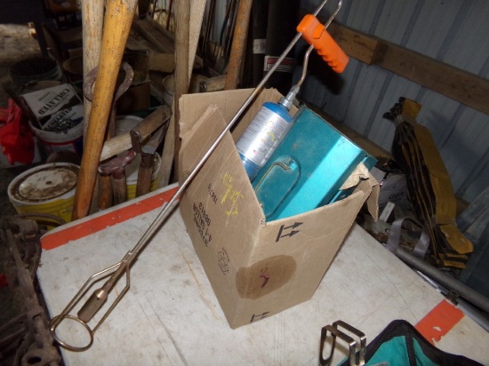 Propane Seam Heater and Bottom Rollers for Barn Door Tracks
