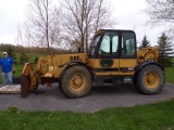 Cat TH 83 Telehandler Telescopic Forkift w/Outriggers, EROPS Cab, 9300 Hour