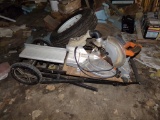 Ridgid Portable Mitre Saw on Folding Table
