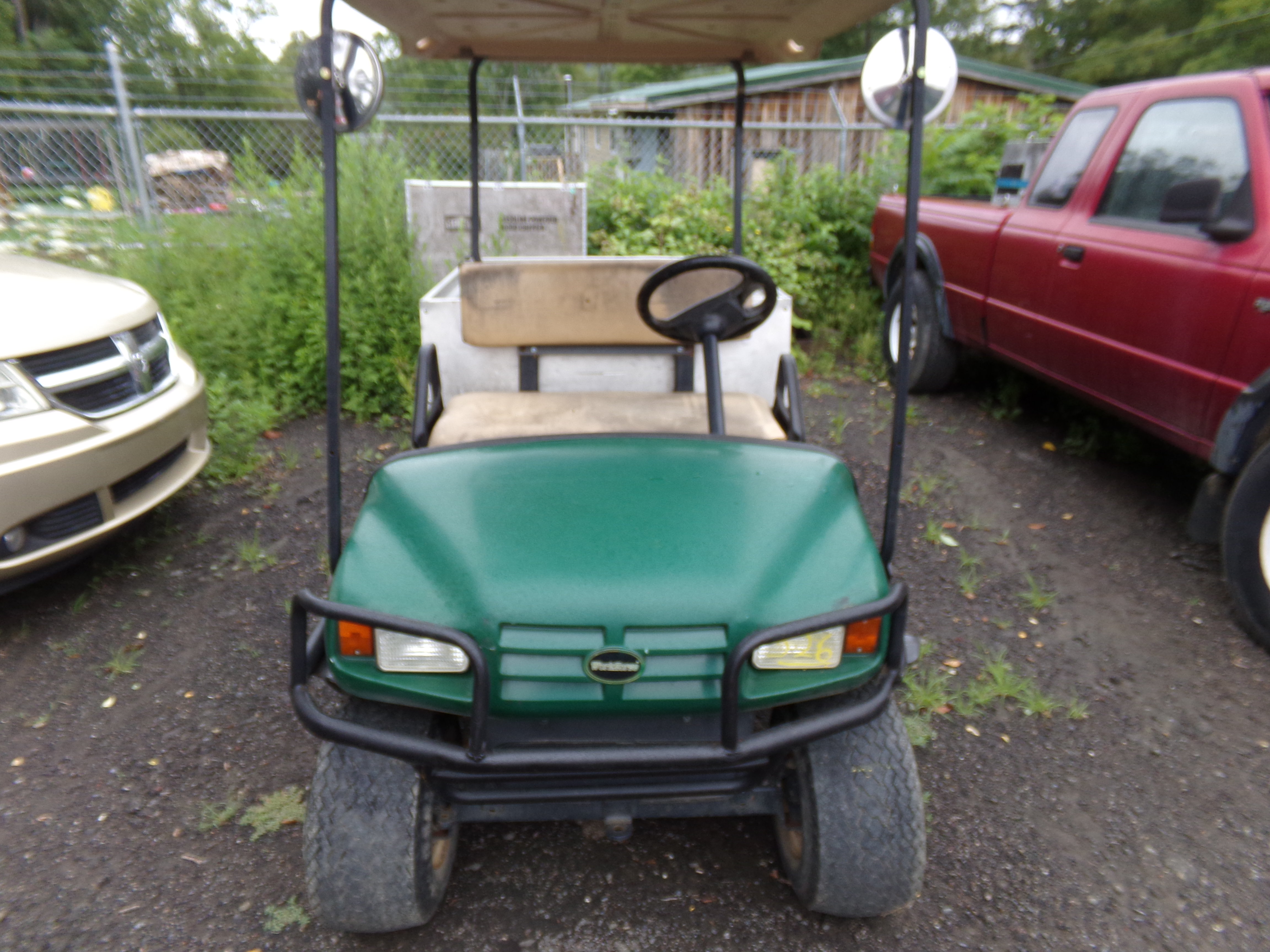 EZ Go Workhorse Golf Cart, Gas, Aluminum Dump Box Proxibid