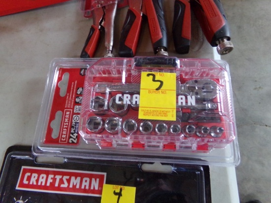 New Craftsman 24 Piece 1/4'' Drive Mechanics Tool Set