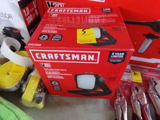 New Craftsman 20V Task Light, Tool Only, No Battery or Charger