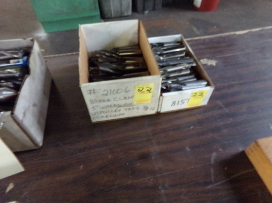 (2) Small Boxes Of Misc. End Mills & Cutters