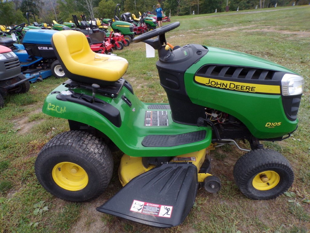 John deere d105 riding lawn 2025 mower