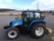 New Holland 5050 4WD Tractor w/Full Cab, w/Alamo Side Flail Mower & NH Rear