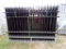 (22) Pcs of New 9 1/2' Black Fencing w/Hardware and Connector Pcs (5210)