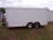 2007 Atlas 8X16 Enclosed Trailer, Tandem Axle, Drop Down Loading Door and W
