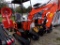 New AGT Industrial QH12 Mini Excavator, Orange, Stationary Thumb, Grader Bl