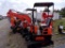 New AGT Industrial QH12 Mini Excavator, Orange, Stationary Thumb, Grader Bl