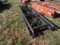 (4) Pallet Racking Uprights, 12' Tear Drop Notch, 4' x 26'' Deep Shelf (602