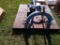 Blue, 5' 3 PT PTO Brush Hog, Needs Work, Gear Box And Blades Laying On Top