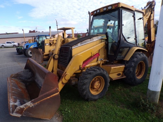 Cat 426C 4WD Tractor Loader Backhoe, Full Cab, Ext. Hoe, 7229 Hrs, S/N - 6X