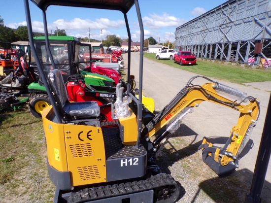 New, 2023 AGT Industrial H-12 Mini Excavator, 13.5 HP, Briggs & Stratton En