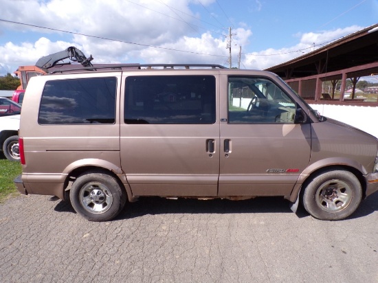 2002 Chevrolet  Astro Van LS, AWD, Auto, Brown, 169,835 Miles, 3rd Row Seat