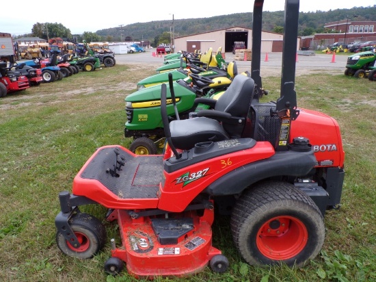 Kubota ZG327 Zero Turn Mower w/60'' Commercial Pro Deck, 27 HP Kubota Gas E