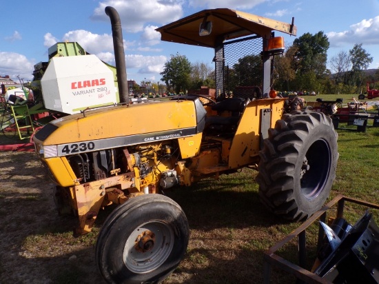 Case International 4230, 2 WD, Dsl. Tractor, NOT RUNNING, ROBPS w/Canopy, P