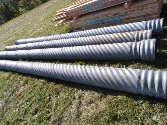 (4) 12'' 20' Steel Corrugated Pipe (5881)