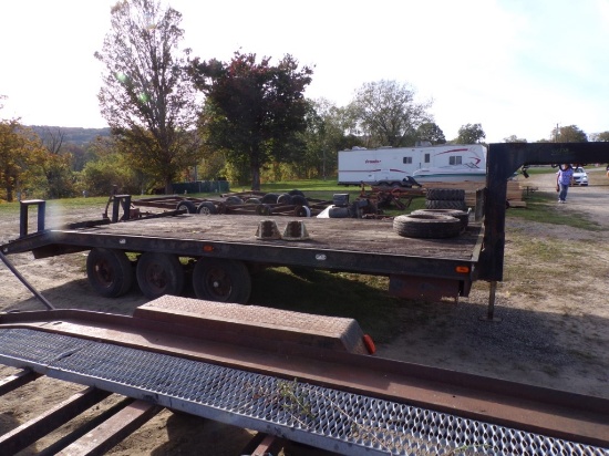 5th Wheel Deck Over, Tri-Axle, Trailer NO PAPERWORK (6124)