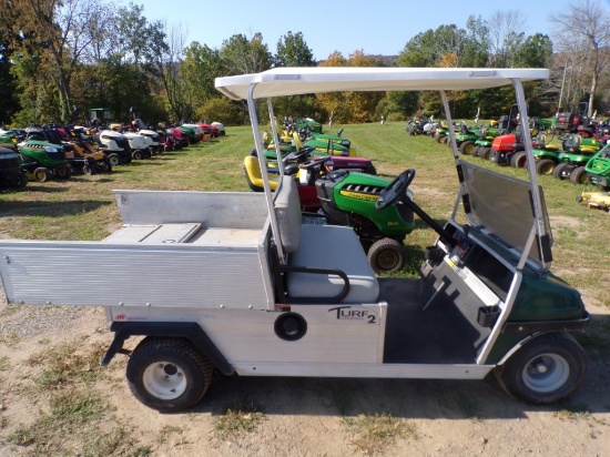 Turf Carry All 2 Club Car, Cart #87 with Aluminum Box, Windshield, 1949 Hrs
