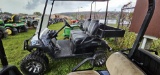 Black Yamaha Golf Cart, Gas, Lifted, Dump Box, Canopy, Custom Wheels, Steer