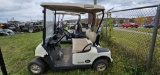 White EZ-Go RXV Gas Golf Cart With Canopy, Cart No 560 (6145)