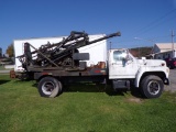 1991?  Ford F600 Custom Cab Auger Truck, 5 Speed Manual, V8, 2 WD, NOT RUNN