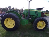 JD 5085E 4WD Tractor, Left Hand Reverser, Dual Rear Hyd Remotes, 3006 Hrs,