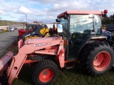 Kubota L3710 4WD Tractor w/Factory Cab and Loader, w/SSL Bkt Coupler, Shutt