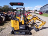 New, 2023 AGT Industrial H-12 Mini Excavator, 13.5 HP, Briggs & Stratton En