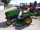 John Deere 1023E, Compat Tractor w/54'' Drive Over Auto Connect Deck, Yanma