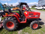 Kioti LB 1914 Compact Tractor, 4 WD, 3 PT Hitch, ROPS, Dsl. Side Panels Are