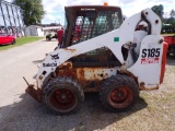Bobcat S185 Full Cab, A/C Turbo, High Flow, Skid Steer, S/N 525024775, No H