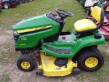 John Deere X350 Riding Mower w/48'' Accel Deep Deck, Kawasaki Engine, 194 H