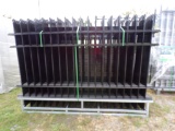(22) Pcs of New 9 1/2' Black Fencing w/Hardware and Connector Pcs (5210)