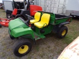 John Deere Gator 2 WD, Open Cockpit, No Roof, Electric Dump, SN 005923, Gas