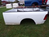 Used 8' Dodge Ram Truck Box, White, Box is Clean, Tailgate Has a Little Dam