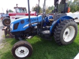 New Holland TN70A 2 WD, Open Cab, Dual Rear Remotes, 3 PT (MISSING ARMS), P
