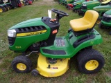 John Deere D105 Auto Riding Mower w/38'' Deck, 17.5 HP Engine, 110 Hours, S