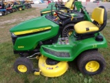 John Deere X350 Riding Mower w/42'' Accel Deep Deck, Kawasaki Engine, 181 H