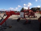 Kuhn GA 7822 Double Rotary Trailed Rake S/N GA7822A0562 With PTO Shaft (572