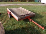 60'' Single Axle Flat Trailer (5698)