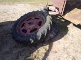 Set of Farmall  Rear Wheels with Old Tires Mounted (5266)