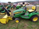 John Deere X-540 Multi-Terrain Riding Mower, NO DECK, Has 47'' Snowblower A