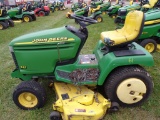 John Deere 345 Riding Mower w/54'' Deck, 20 HP Liquid Cooled Engine, Has Re