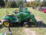 John Deere X700 Ultimate with 40 Series Loader, 54'' Deck, 48'' Bucket and