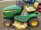 John Deere X360, Riding Mower w/48'' Deck, Kawasaki Engine, Seat Is Ripped,