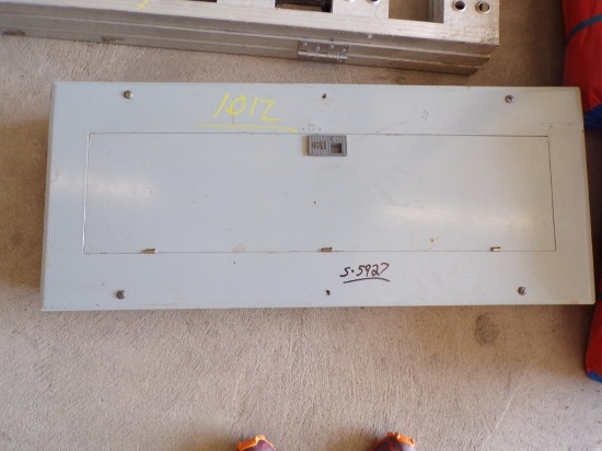 200 Amp Service Box with Breakers, MAIN IS MISSING (5927)