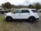 2018 Ford Explorer Police Interceptor, AWD, White, 179,300 Mi, DAMAGE TO FR