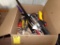 Box of Assorted Hand Tools, Hammer, Wrenches, Sockets, Etc.